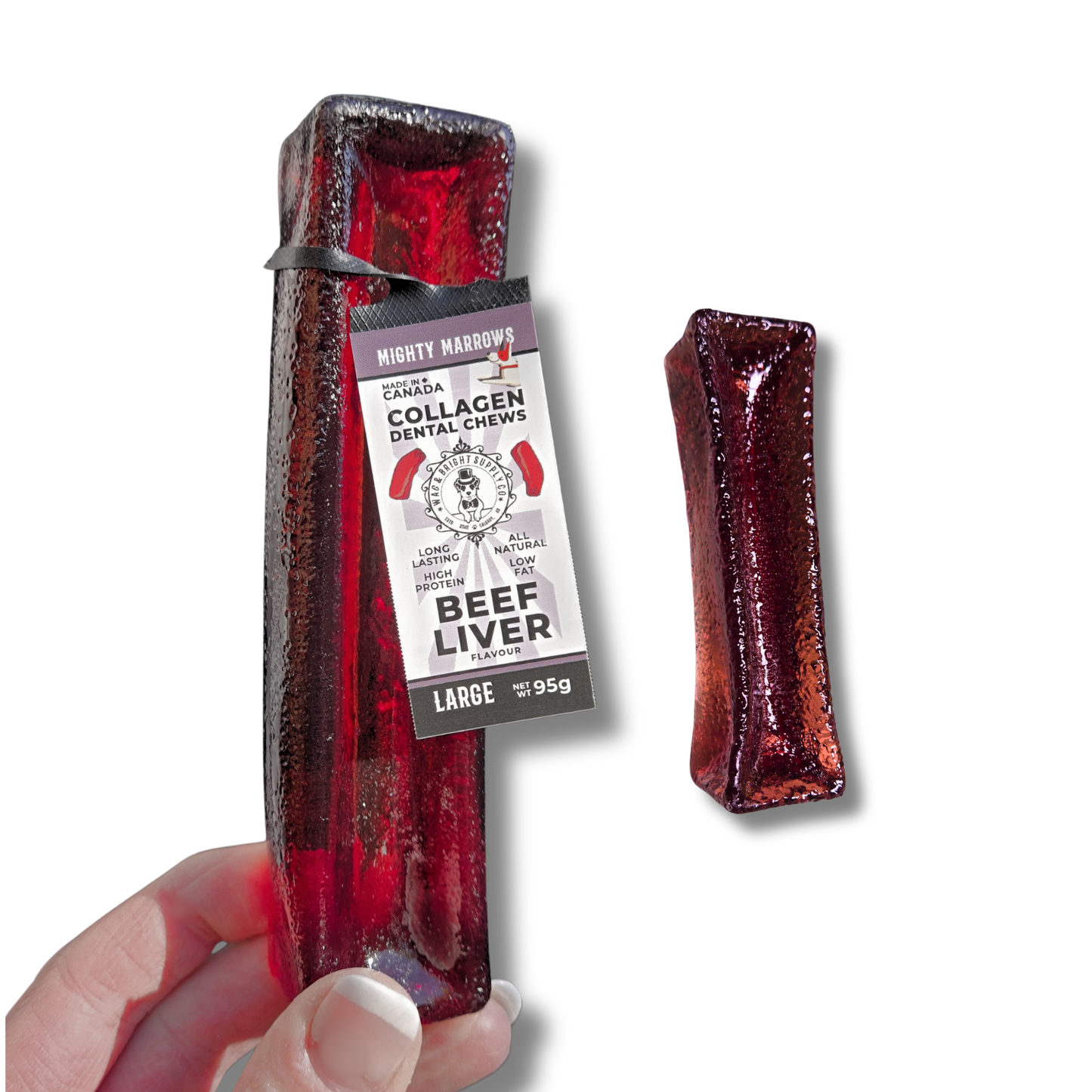 Mighty Marrows Collagen Dental Chew - Beef Liver