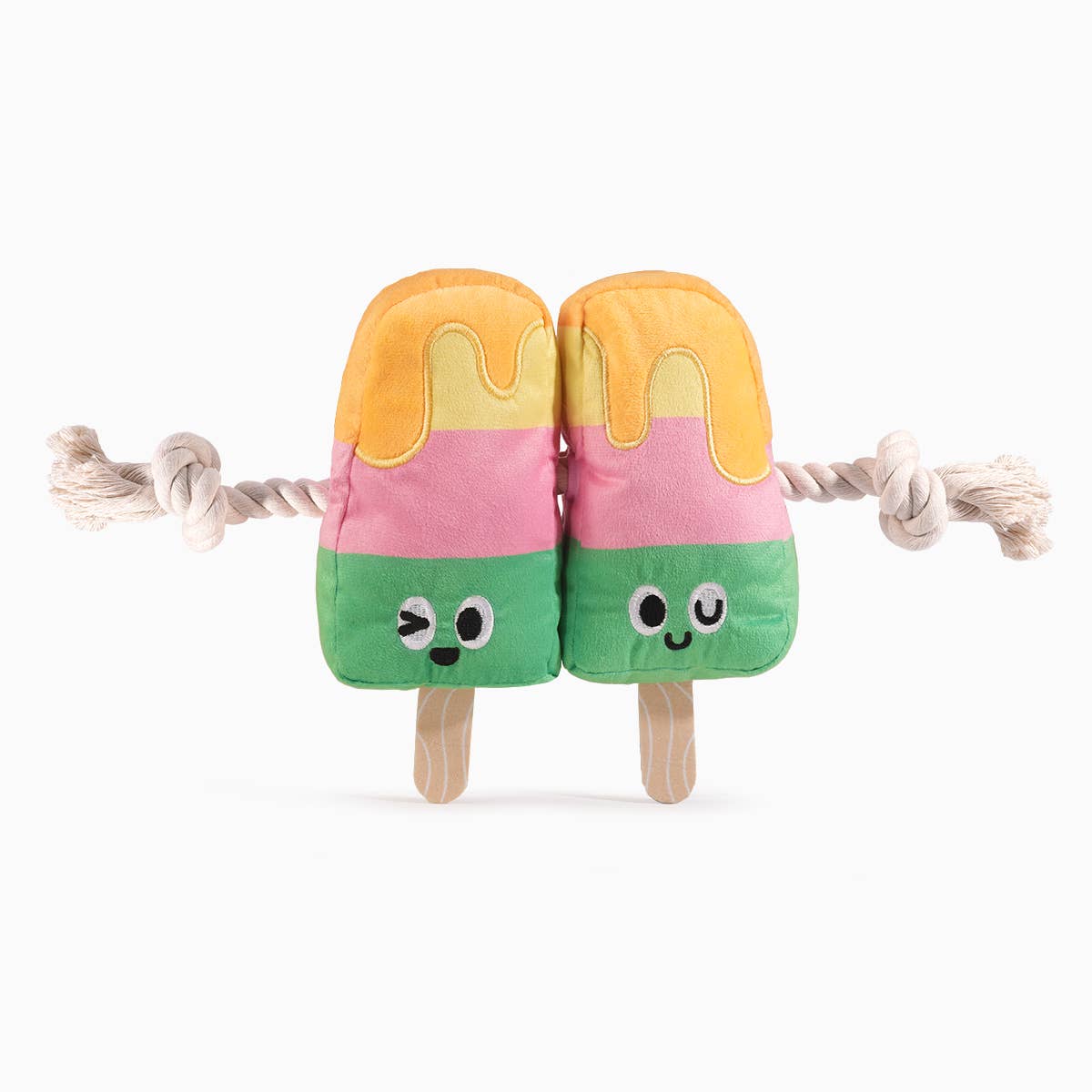 HugSmart Pet -Beach Daze  | Twin Pop - Dog Rope Toy