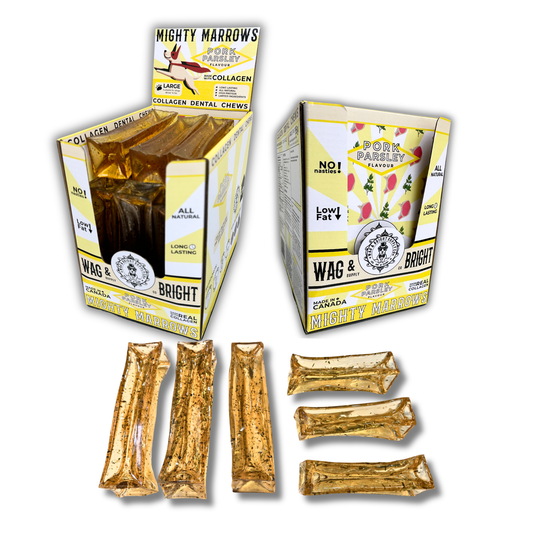Mighty Marrows Collagen Dental Chew - Pork Parsley