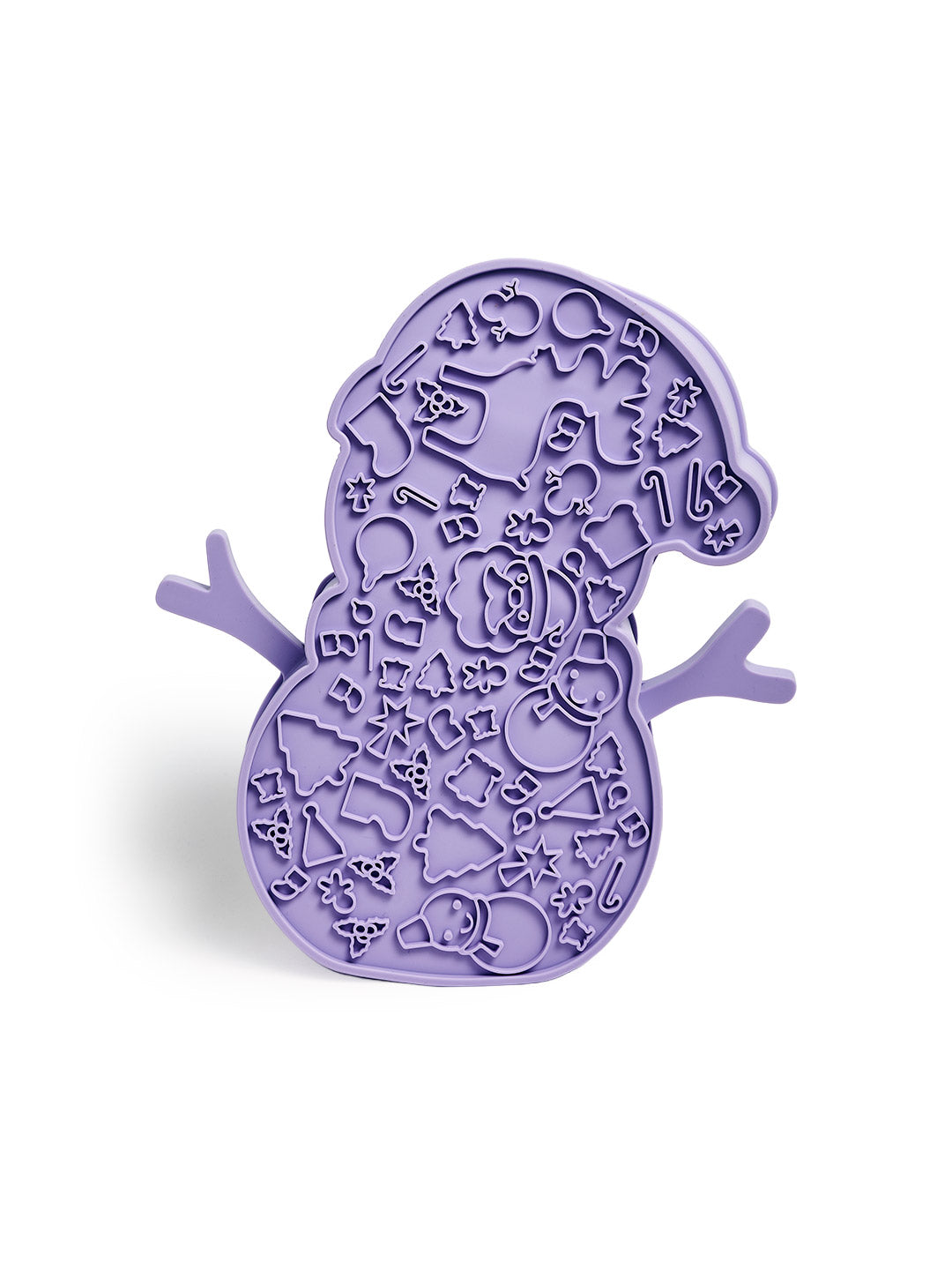 Holiday Slow Feeder & Lick Mat - Snowman