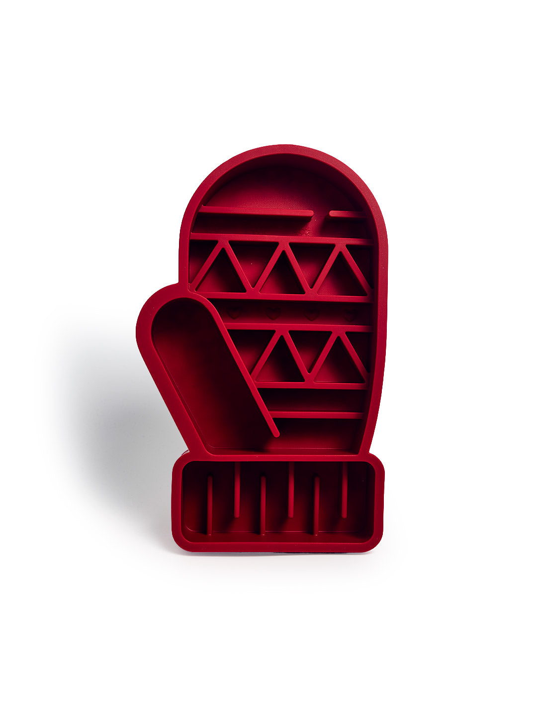 Holiday Slow Feeder & Lick Mat - Christmas Mitten