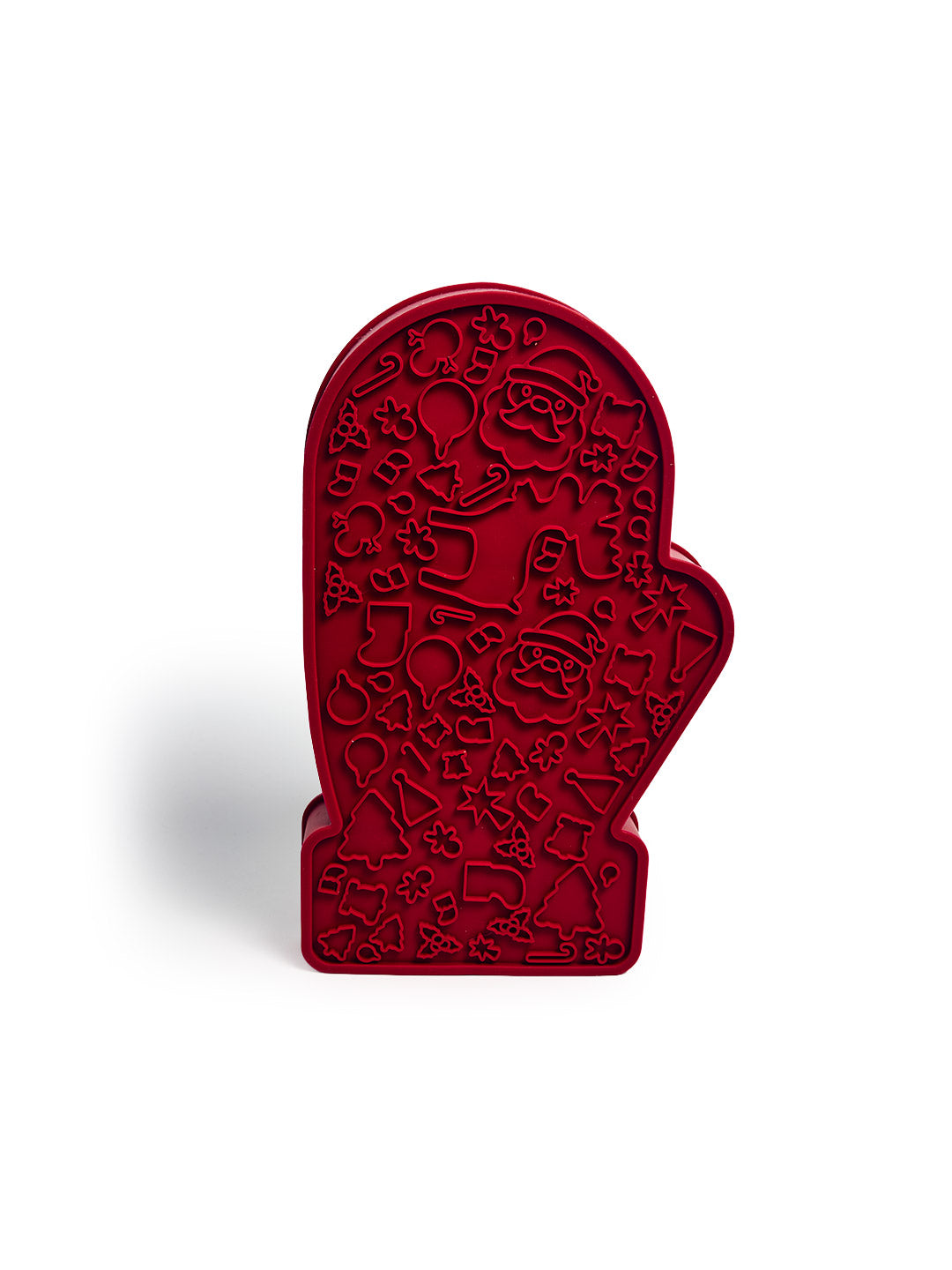 Holiday Slow Feeder & Lick Mat - Christmas Mitten